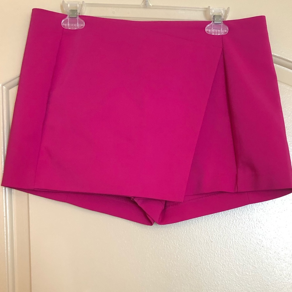 Express Magenta High Waisted Skort